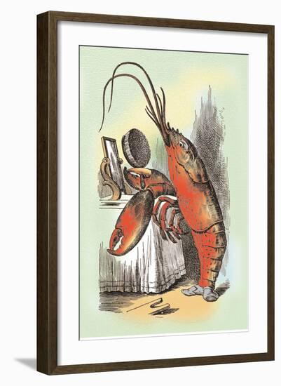 Through the Looking Glass: The Lobster Quadrille-John Tenniel-Framed Art Print