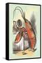 Through the Looking Glass: The Lobster Quadrille-John Tenniel-Framed Stretched Canvas