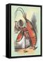 Through the Looking Glass: The Lobster Quadrille-John Tenniel-Framed Stretched Canvas