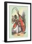 Through the Looking Glass: The Lobster Quadrille-John Tenniel-Framed Art Print