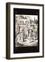 Through the Looking Glass: The Queen's Croquet Ground-John Tenniel-Framed Art Print