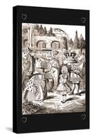 Through the Looking Glass: The Queen's Croquet Ground-John Tenniel-Stretched Canvas