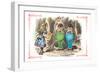 Through the Looking Glass: Tweedledum and Tweedledee-John Tenniel-Framed Art Print