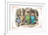 Through the Looking Glass: Tweedledum and Tweedledee-John Tenniel-Framed Premium Giclee Print