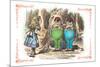 Through the Looking Glass: Tweedledum and Tweedledee-John Tenniel-Mounted Premium Giclee Print