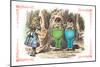 Through the Looking Glass: Tweedledum and Tweedledee-John Tenniel-Mounted Art Print