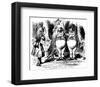 Through The Looking Glass-John Tenniel-Framed Premium Giclee Print