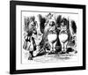 Through The Looking Glass-John Tenniel-Framed Premium Giclee Print