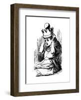 Through The Looking Glass-John Tenniel-Framed Premium Giclee Print