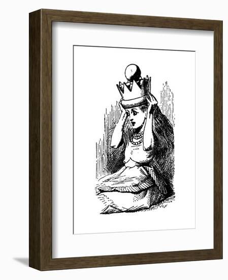 Through The Looking Glass-John Tenniel-Framed Premium Giclee Print