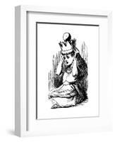 Through The Looking Glass-John Tenniel-Framed Premium Giclee Print