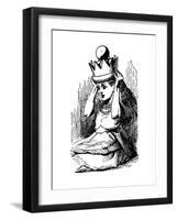 Through The Looking Glass-John Tenniel-Framed Premium Giclee Print