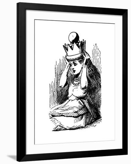 Through The Looking Glass-John Tenniel-Framed Premium Giclee Print