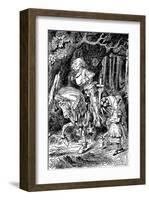 Through The Looking Glass-John Tenniel-Framed Premium Giclee Print