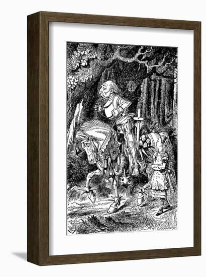 Through The Looking Glass-John Tenniel-Framed Premium Giclee Print