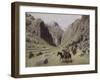 Through the Mountains-Henry F. Farny-Framed Giclee Print