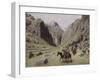 Through the Mountains-Henry F. Farny-Framed Giclee Print