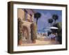 Through the Palms-David Short-Framed Giclee Print