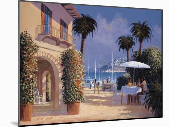 Through the Palms-David Short-Mounted Giclee Print