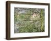 Through the Trees, 1878-Claude Monet-Framed Giclee Print