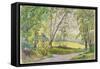 Through the Trees, 1910-15-James Hamilton Hay-Framed Stretched Canvas