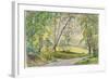 Through the Trees, 1910-15-James Hamilton Hay-Framed Giclee Print