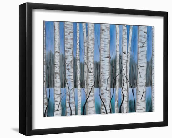 Through the Trees 1-Tina Epps-Framed Art Print