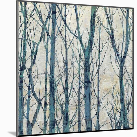 Through The Trees - Blue I-Kyle Webster-Mounted Art Print