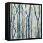 Through The Trees - Blue I-Kyle Webster-Framed Stretched Canvas