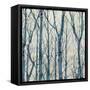 Through The Trees - Blue I-Kyle Webster-Framed Stretched Canvas