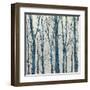 Through The Trees - Blue II-Kyle Webster-Framed Art Print