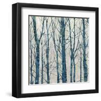 Through The Trees - Blue II-Kyle Webster-Framed Art Print