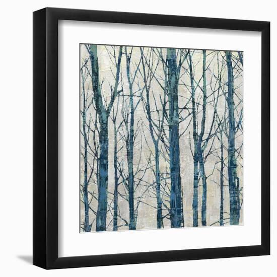 Through The Trees - Blue II-Kyle Webster-Framed Art Print