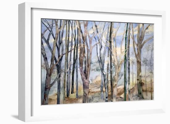 Through the Trees-Sharon Pitts-Framed Giclee Print