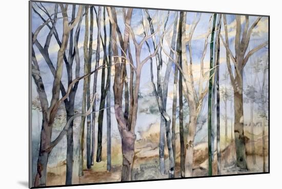 Through the Trees-Sharon Pitts-Mounted Giclee Print