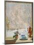 Through the Window in Winter, 1945-Konstantin Ivanovich Gorbatov-Mounted Giclee Print