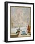 Through the Window in Winter, 1945-Konstantin Ivanovich Gorbatov-Framed Giclee Print