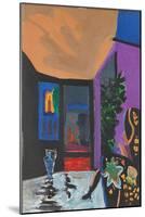 Through the Window (Oil on Canvas)-David Alan Redpath Michie-Mounted Giclee Print