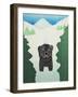 Through The Woods-Stephen Huneck-Framed Giclee Print