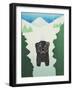 Through The Woods-Stephen Huneck-Framed Giclee Print