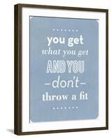 Throw a Fit-Kindred Sol Collective-Framed Art Print