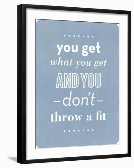 Throw a Fit-Kindred Sol Collective-Framed Art Print