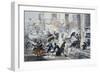 Throwing Confetti During the Carnival in Rome-Antoine-Jean-Baptiste Thomas-Framed Giclee Print