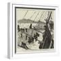 Throwing Out Torpedo-Nets to Protect the Sultan-Frederic Villiers-Framed Giclee Print