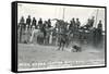 Thrown Bull-Rider, Montana-null-Framed Stretched Canvas