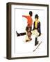 "Thrown from a Horse", March 17,1934-Norman Rockwell-Framed Giclee Print