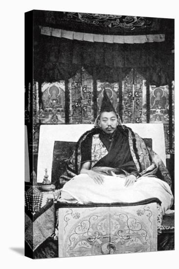 Thubten Gyatso (1876-193), the 13th Dalai Lama of Tibet, C1910-null-Stretched Canvas