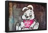 Thug For Life Bunny Rabbit Graffiti-null-Framed Poster