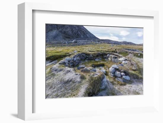 Thule Semi-Subterranean Winter Home Sites in Fechem Bay-Michael-Framed Photographic Print