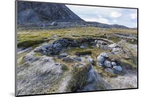 Thule Semi-Subterranean Winter Home Sites in Fechem Bay-Michael-Mounted Photographic Print